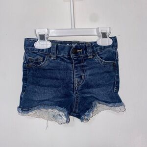 Toddler Girl Cat & Jack Denim Shorts Bundle of 2
